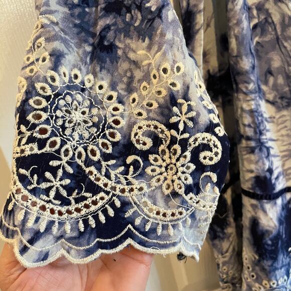 NWT Romeo+Juliet Couture Tie Dye Off The Shoulder Shift Dress Size L - Picture 4 of 13